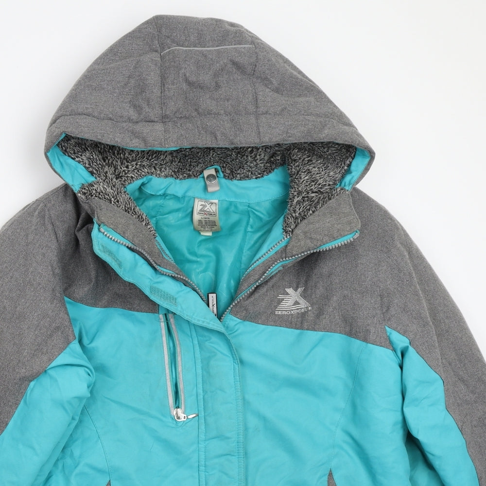 ZXTREMZ Womens Blue   Jacket Coat Size 14