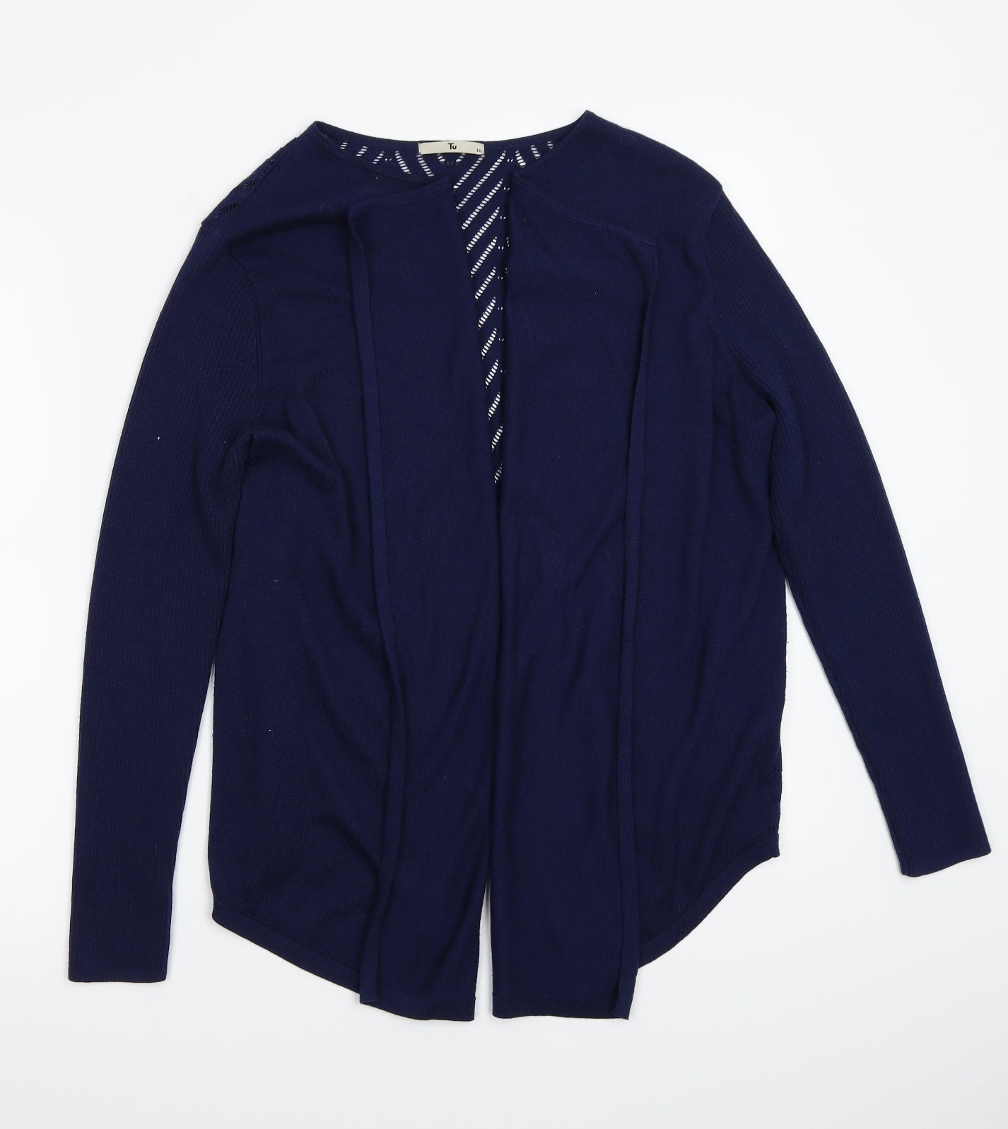 TU Womens Blue   Cardigan Jumper Size 16