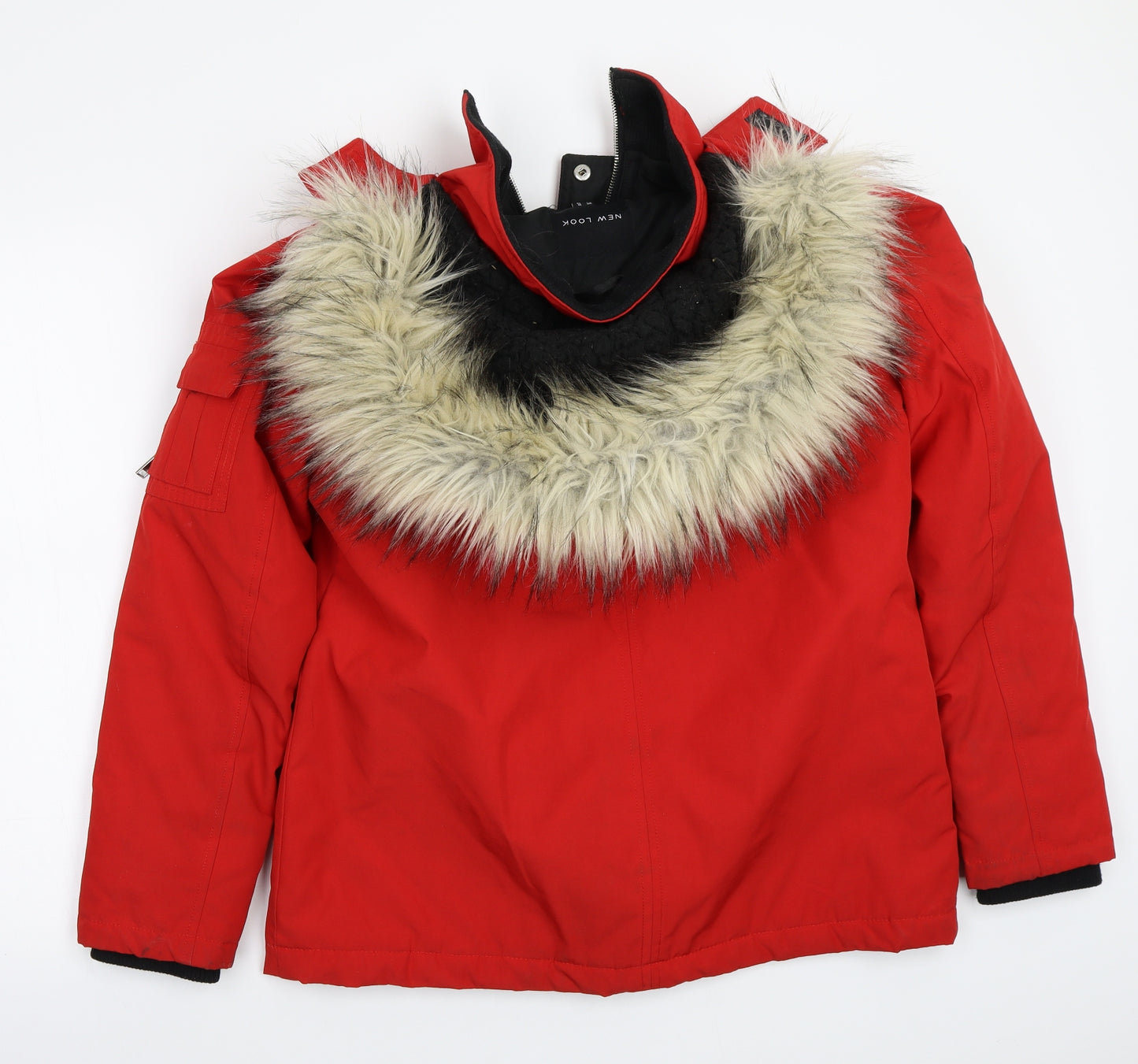 Newlook Womens Red   Jacket Coat Size 10