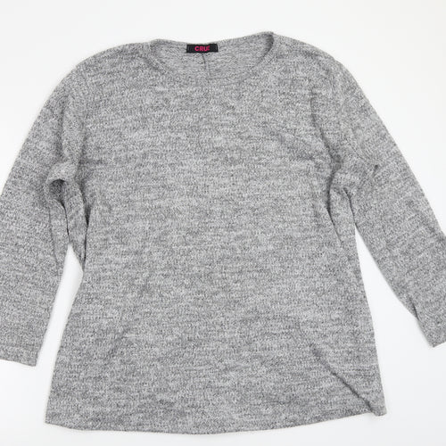 Cruz Womens Grey   Pullover Jumper One Size