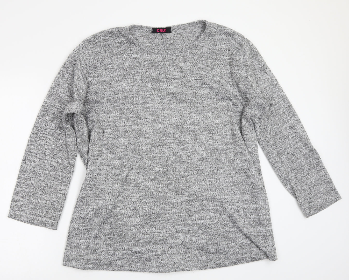 Cruz Womens Grey   Pullover Jumper One Size