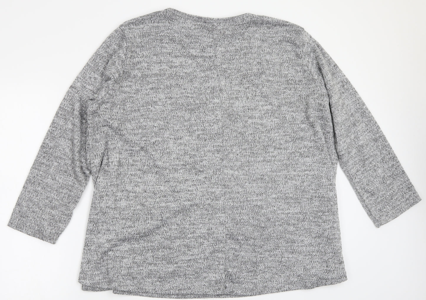 Cruz Womens Grey   Pullover Jumper One Size