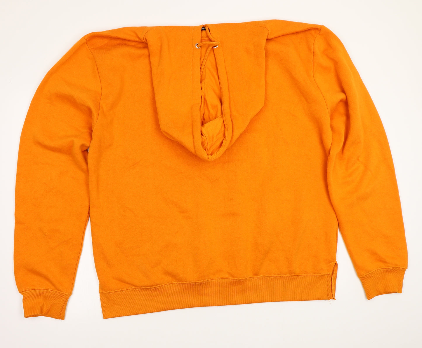 Boohoo Womens Orange   Pullover Hoodie Size 14