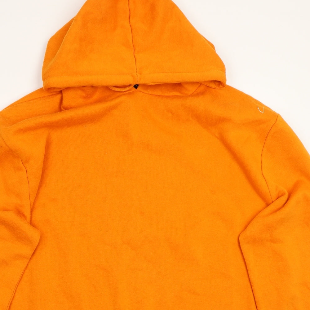 Boohoo Womens Orange   Pullover Hoodie Size 14