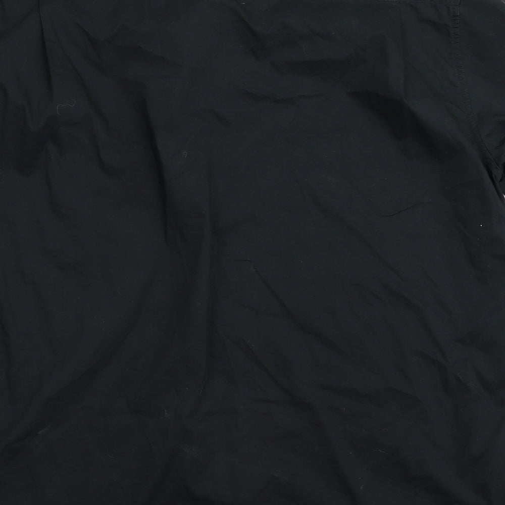 French Connection Mens Black    Button-Up Size L