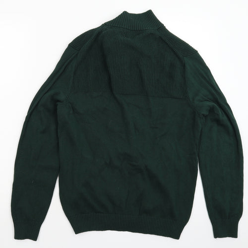 Club Room Womens Green  Knit Pullover Jumper Size L