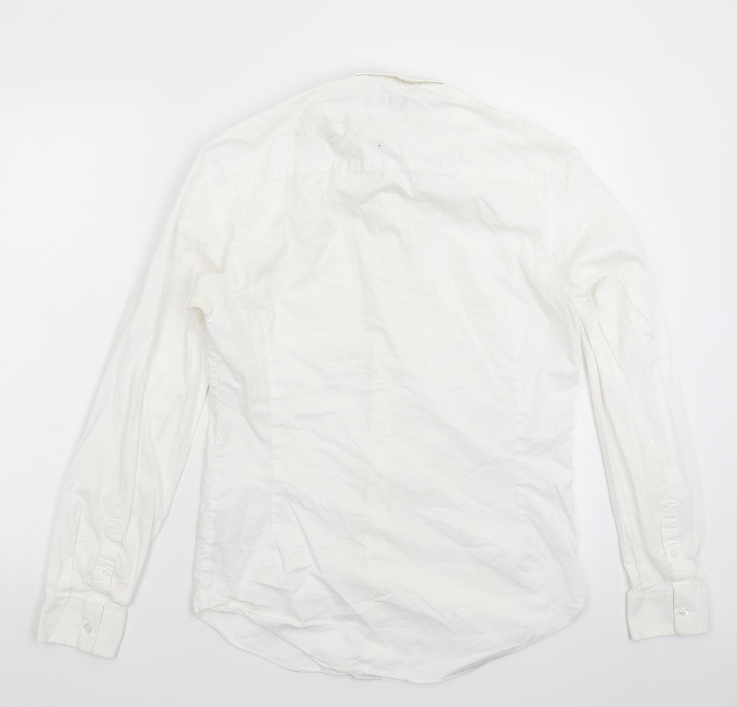 New Look Mens White    Dress Shirt Size M