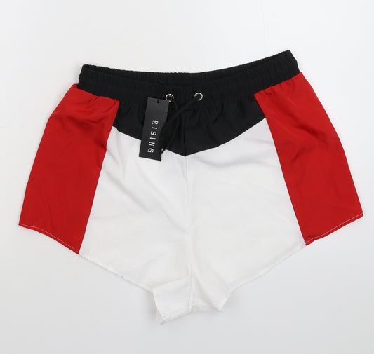 Rising international Womens Multicoloured   Athletic Shorts Size L