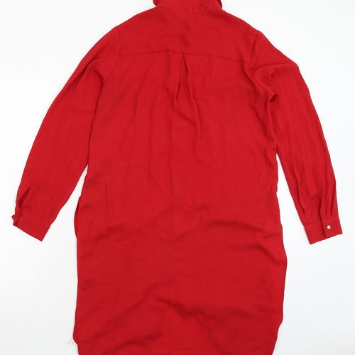 Dorothy Perkins Womens Red   Shirt Dress  Size 12