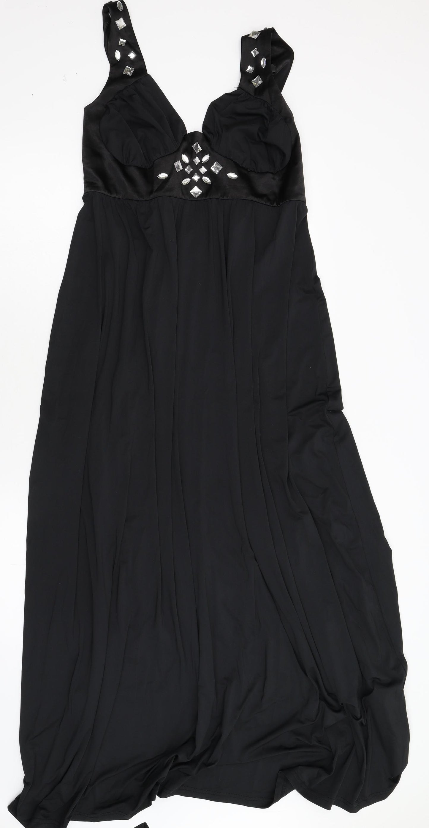 Todays Woman Womens Black   Fit & Flare  Size 16