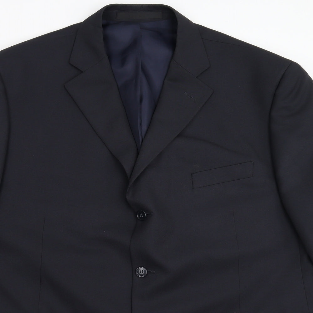 Marks and Spencer Mens Blue   Jacket Suit Jacket Size 46