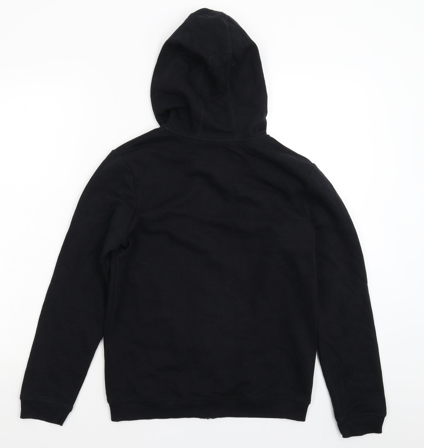 George Boys Black   Full Zip Hoodie Size 12-13 Years