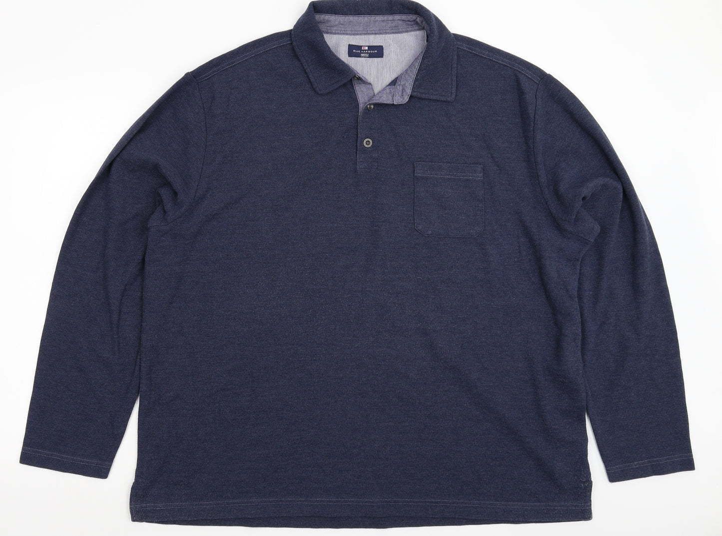 Blue Harbour Mens Blue    Polo Size 2XL
