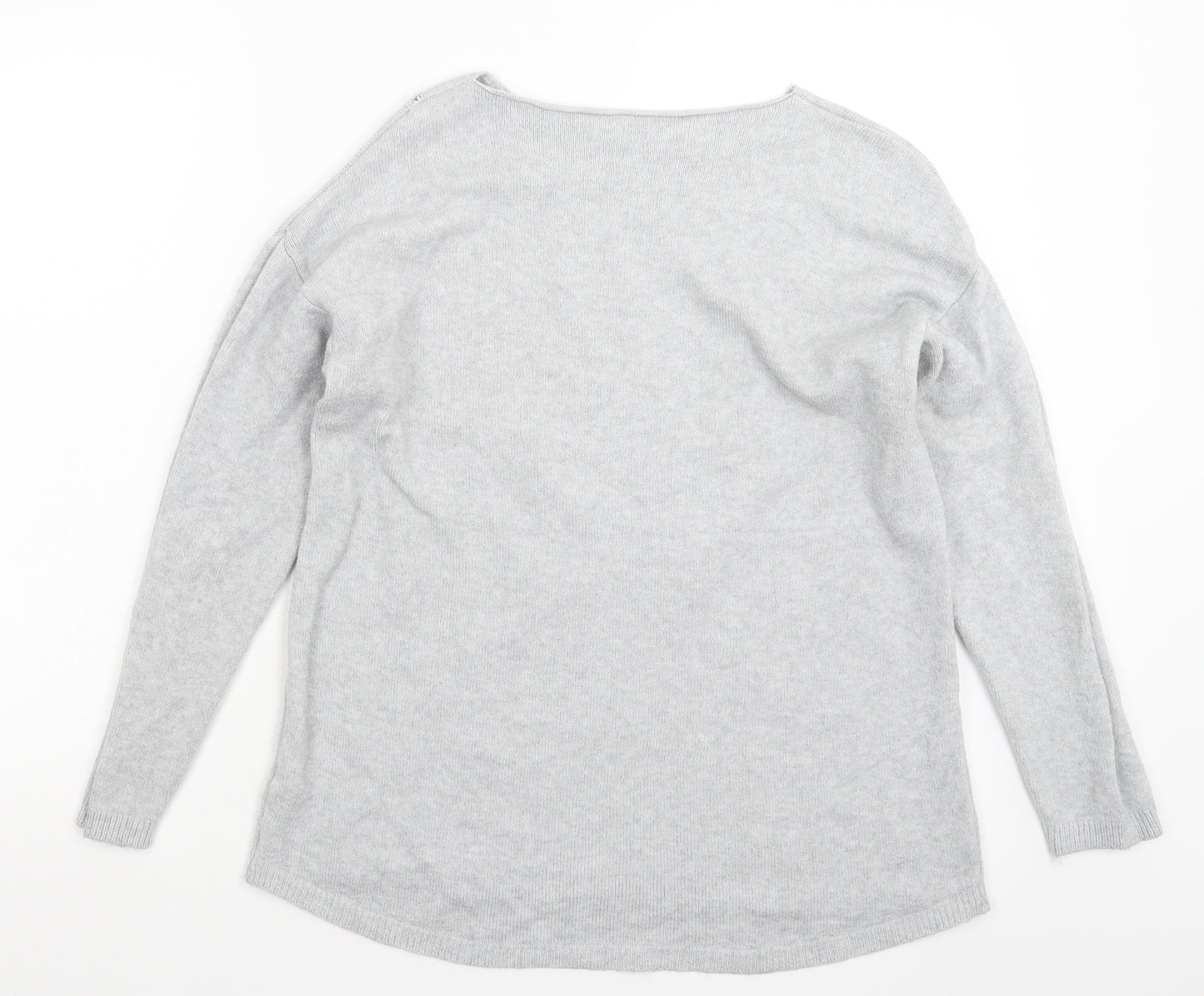 Preworn Womens Grey  Knit Pullover Jumper Size L
