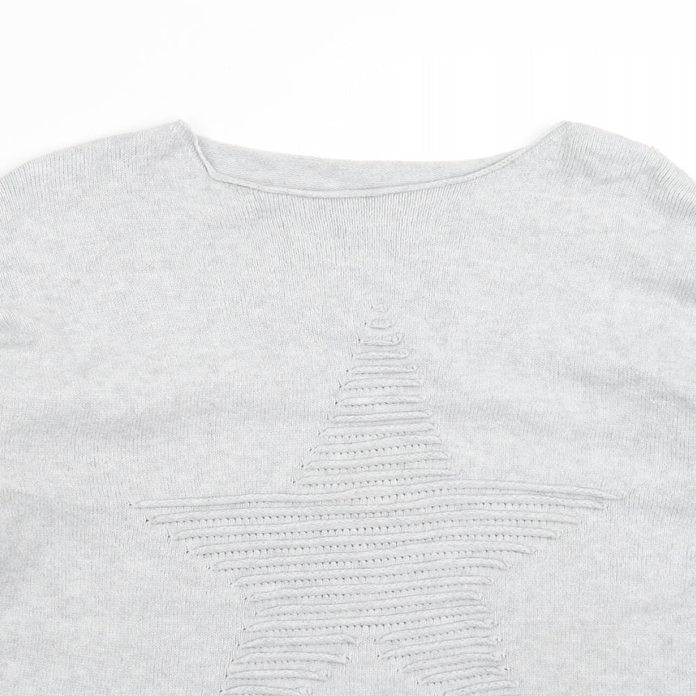 Preworn Womens Grey  Knit Pullover Jumper Size L