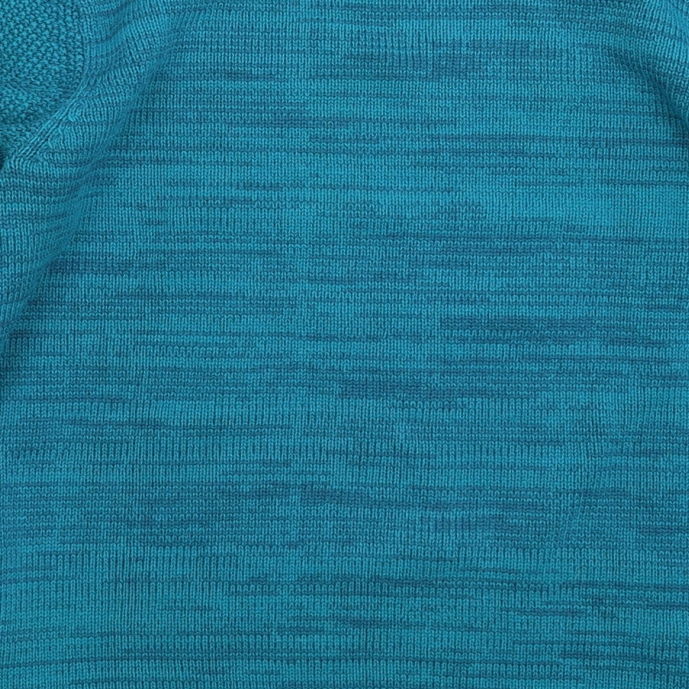 BM Womens Blue  Knit Pullover Jumper Size S