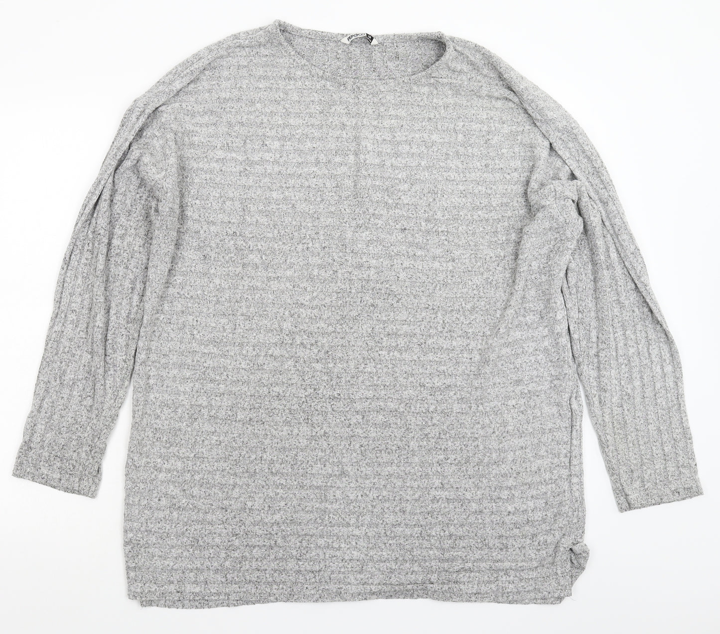 Pep&Co Womens Grey  Knit Pullover Jumper Size 18