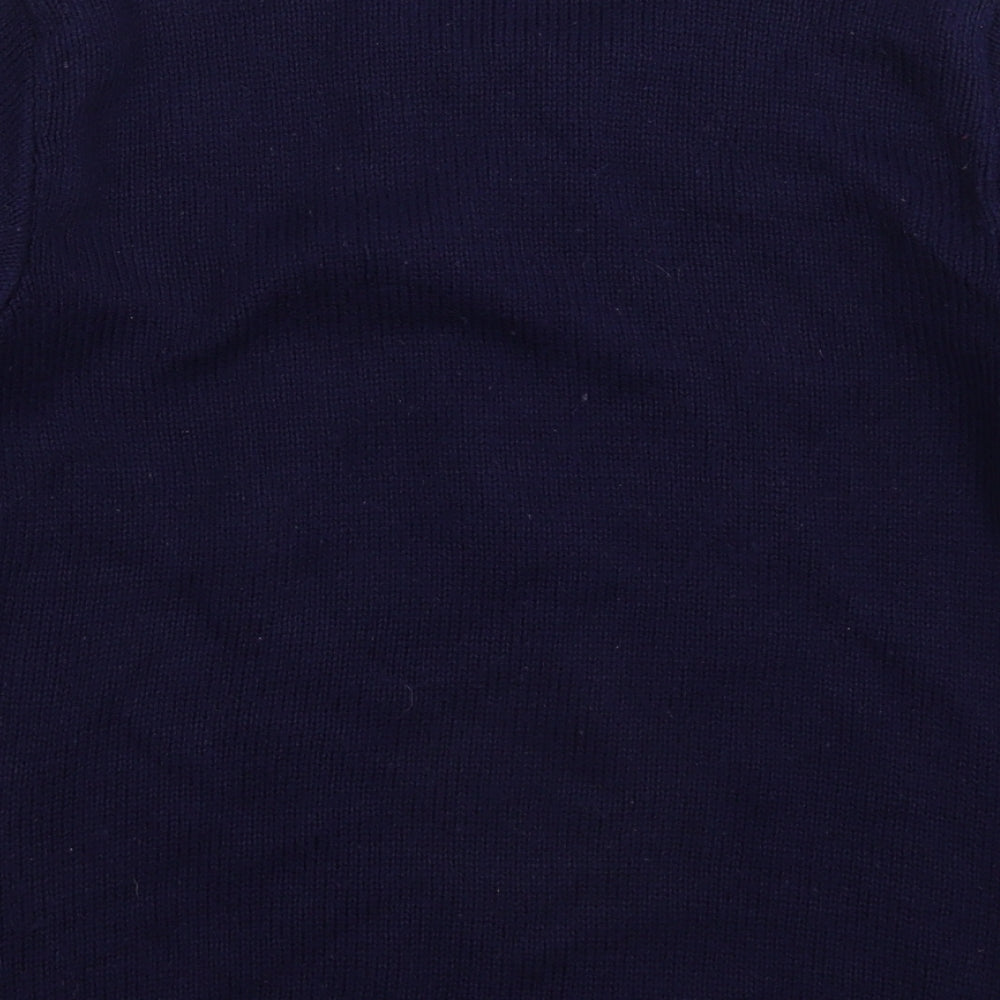 TU Girls Blue  Knit Pullover Jumper Size 12 Years  - Christmas