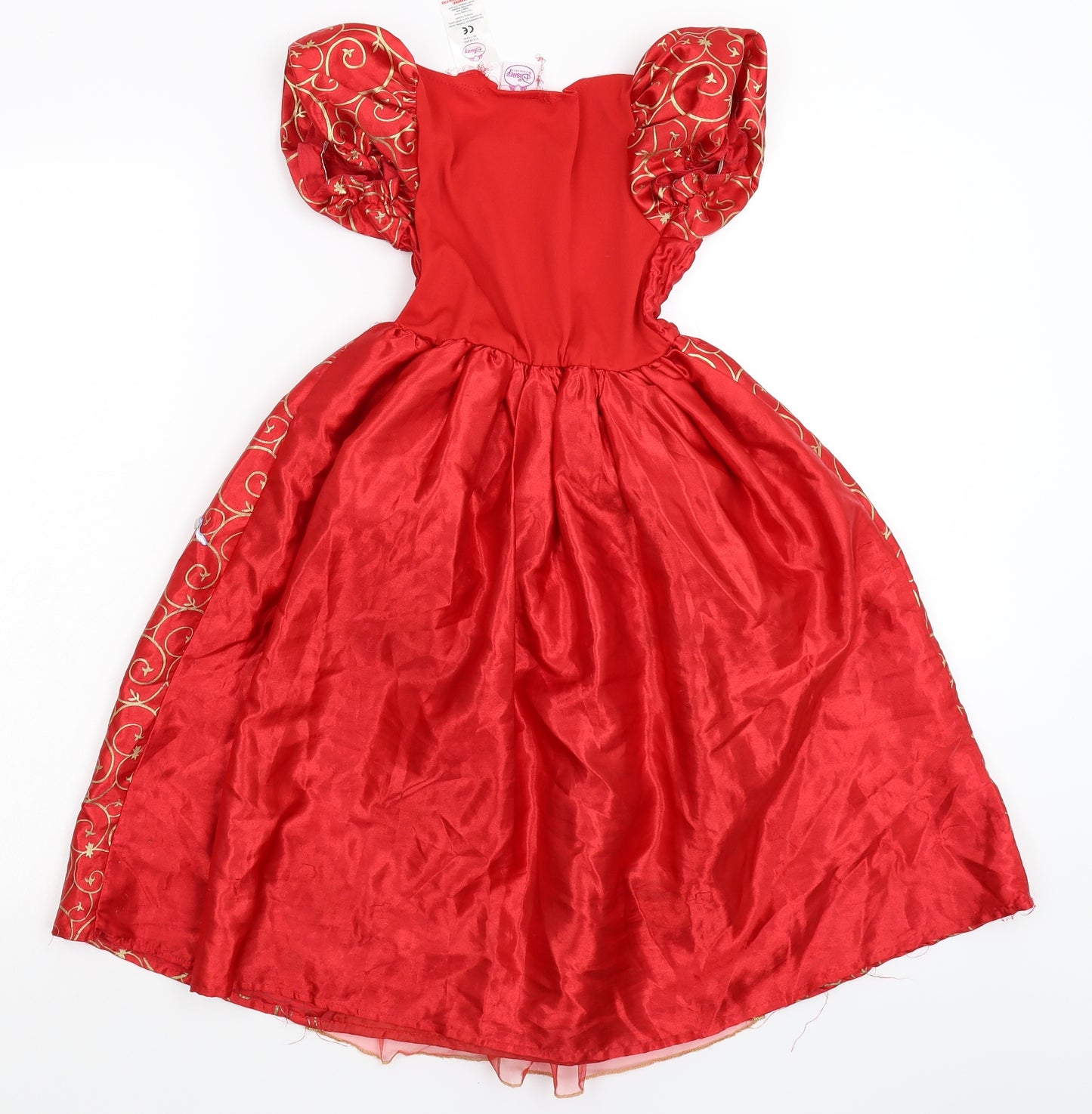 Disney Princess Girls Red   Fit & Flare  Size 4-5 Years