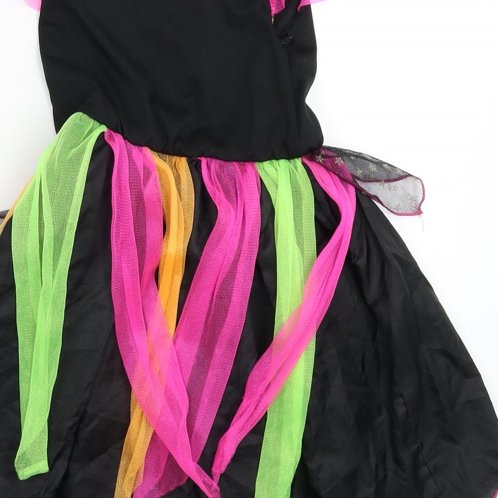 TU Girls Black   Fit & Flare  Size 4-5 Years