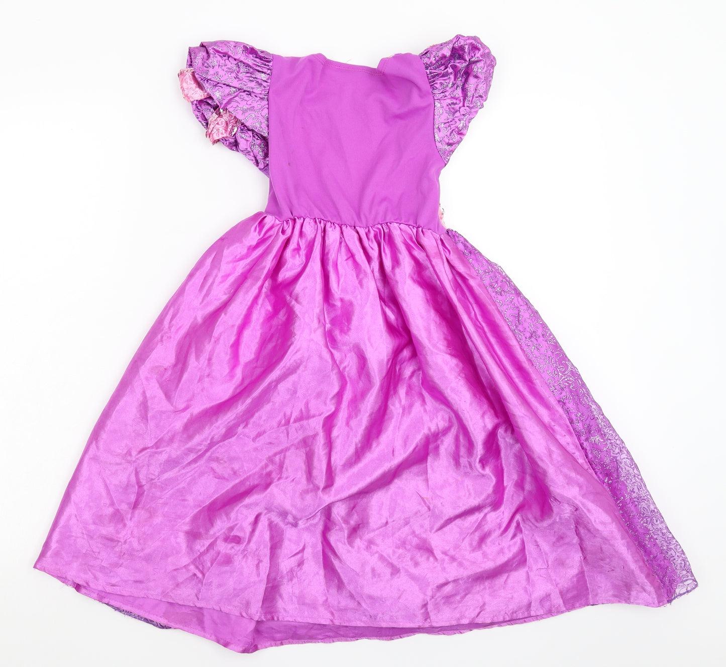 Disney Princess Girls Purple   Fit & Flare  Size 3-4 Years