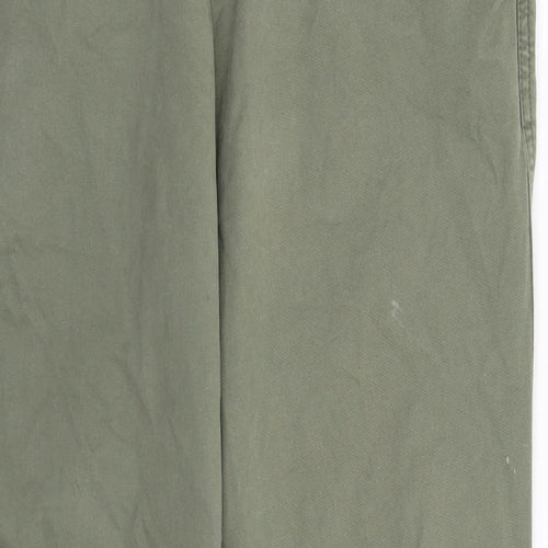 George Mens Green   Chino Trousers Size 32 L32 in
