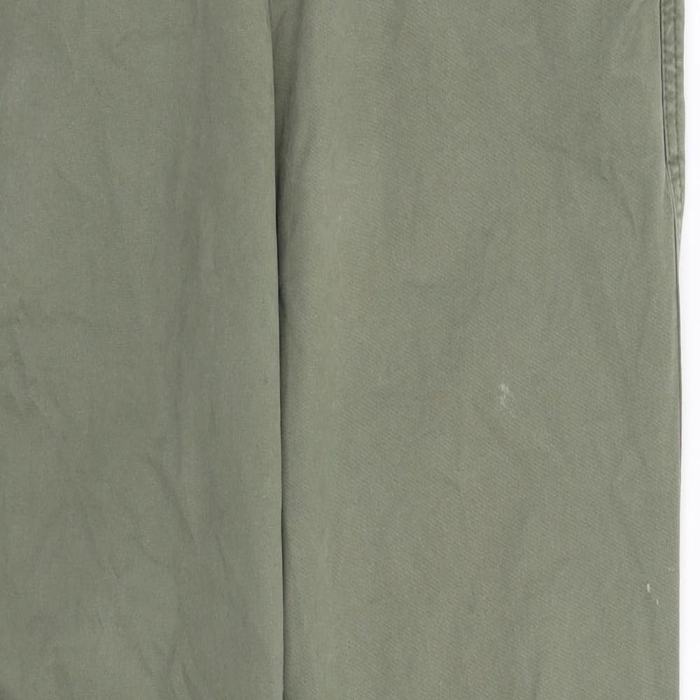 George Mens Green   Chino Trousers Size 32 L32 in