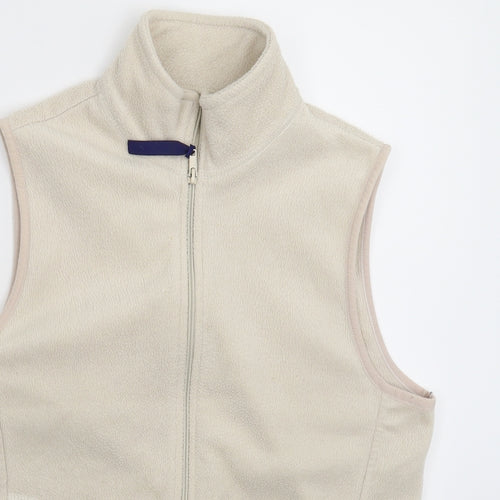Real Clothing Womens Grey  Fleece Gilet Jacket Size 12