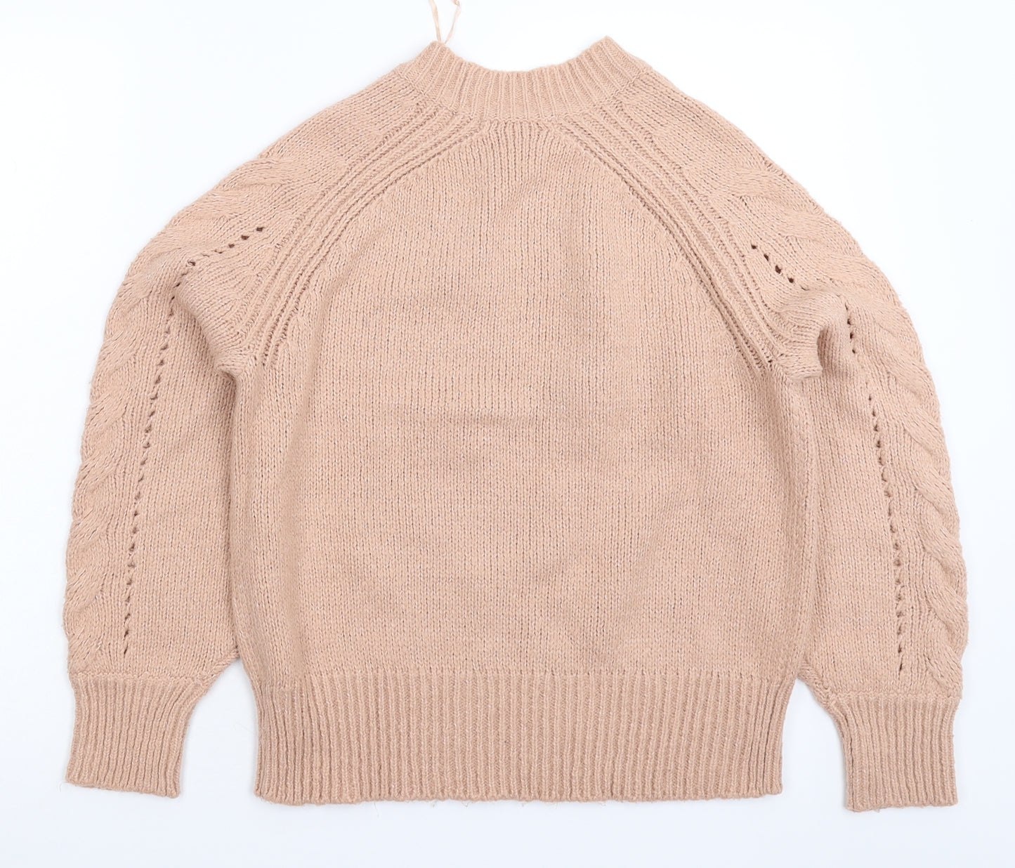 George Womens Beige  Knit Pullover Jumper Size S