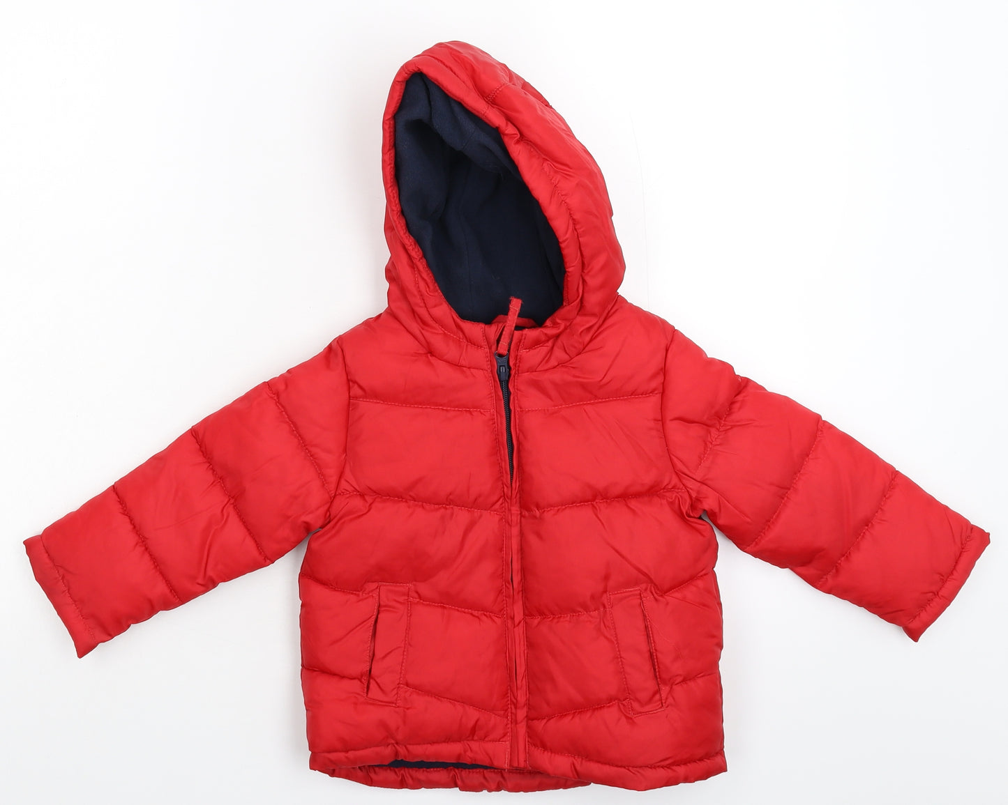 Marks and Spencer Baby Red   Puffer Jacket Jacket Size 18-24 Months