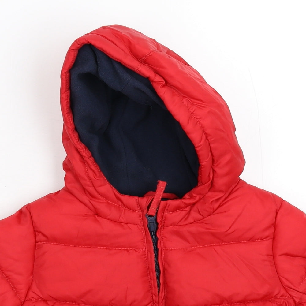 Marks and Spencer Baby Red   Puffer Jacket Jacket Size 18-24 Months