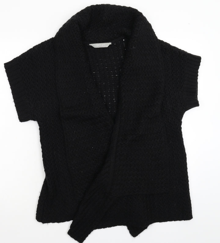 BHS Womens Black  Knit Cardigan Jumper Size 16