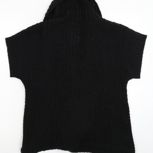 BHS Womens Black  Knit Cardigan Jumper Size 16