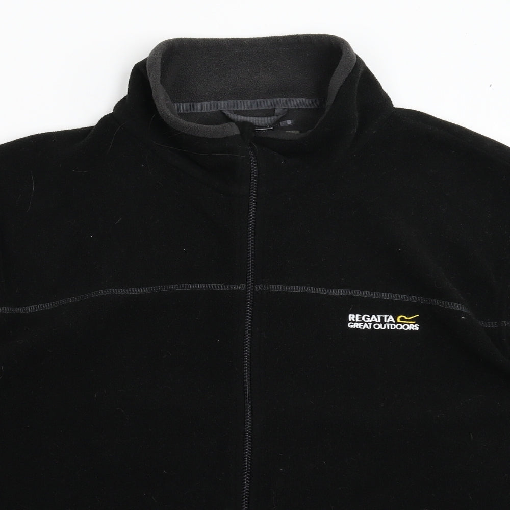 Regatta Mens Black  Fleece Jacket  Size L