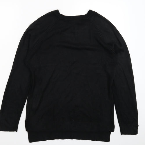 Primark Womens Black  Knit Pullover Jumper Size 12