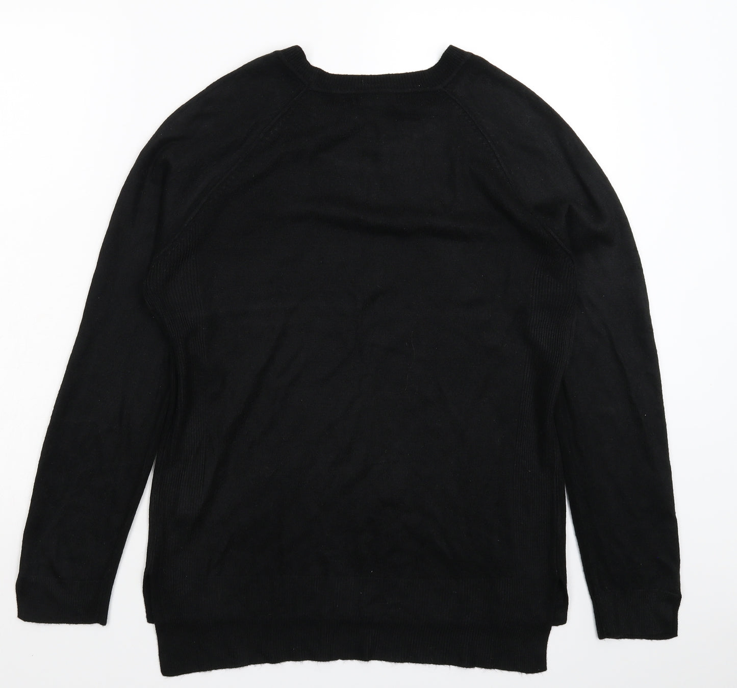 Primark Womens Black  Knit Pullover Jumper Size 12