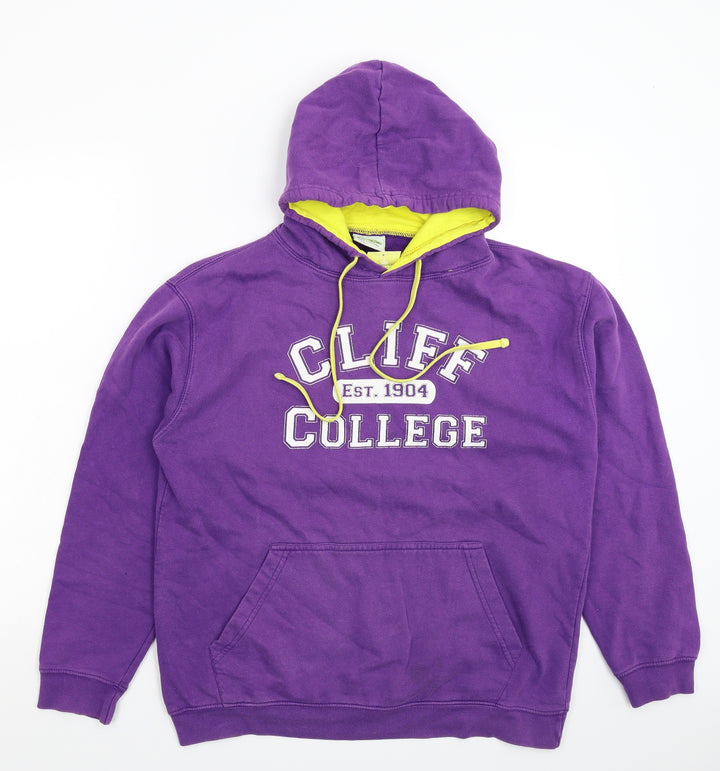 All We Do is Womens Purple Pullover Hoodie Size M
