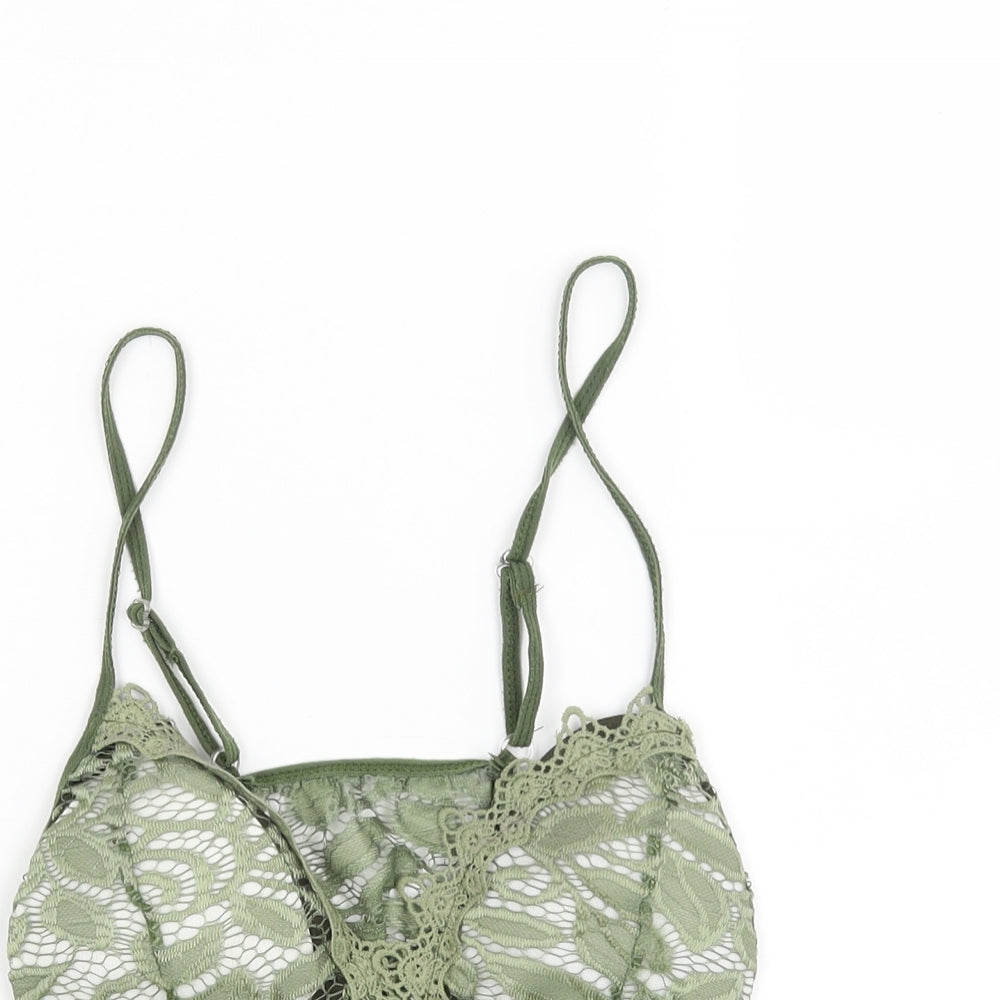 Preworn Womens Green   Basic Tank Size S