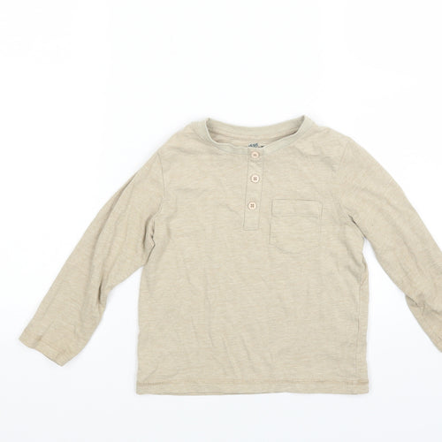 TU Boys Beige  Rayon Pullover Sweatshirt Size 2 Years
