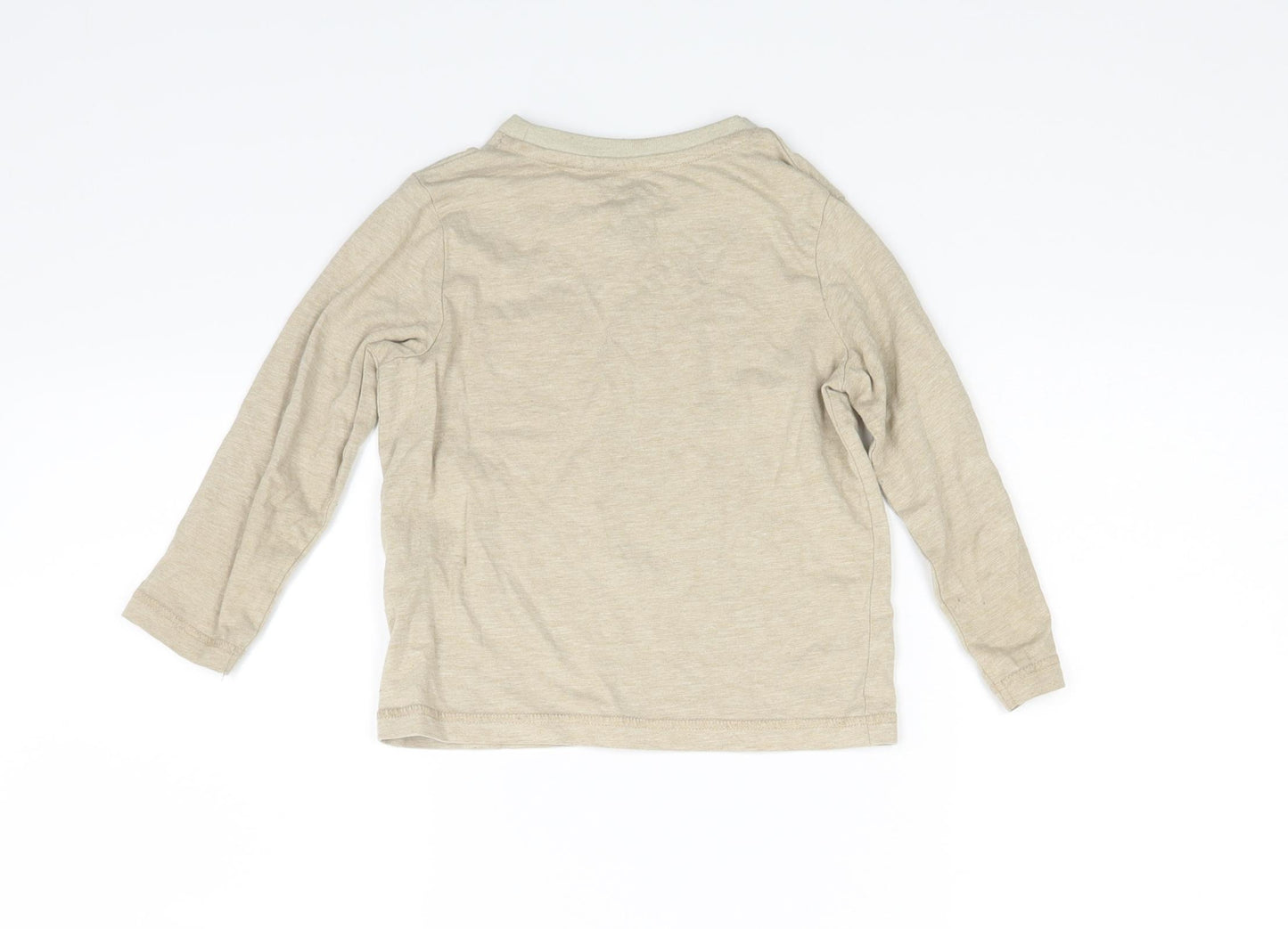 TU Boys Beige  Rayon Pullover Sweatshirt Size 2 Years