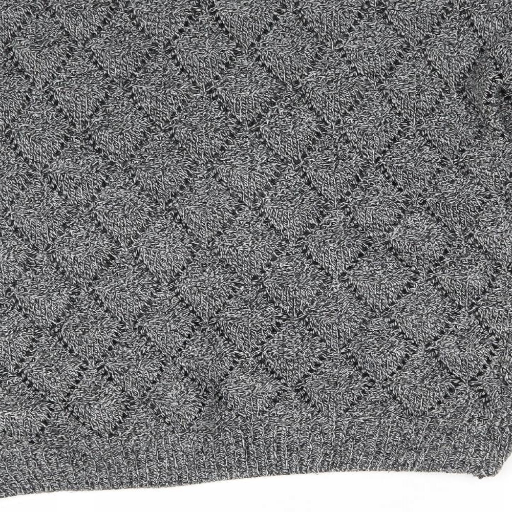 F&F Womens Grey  Knit Pullover Jumper Size 8