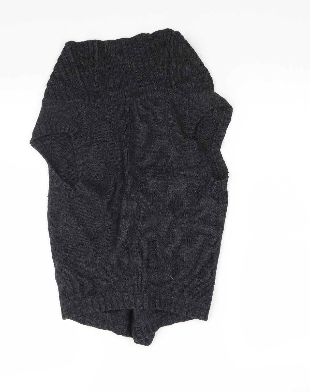S oliver Womens Grey  Knit Cardigan Jumper Size 8