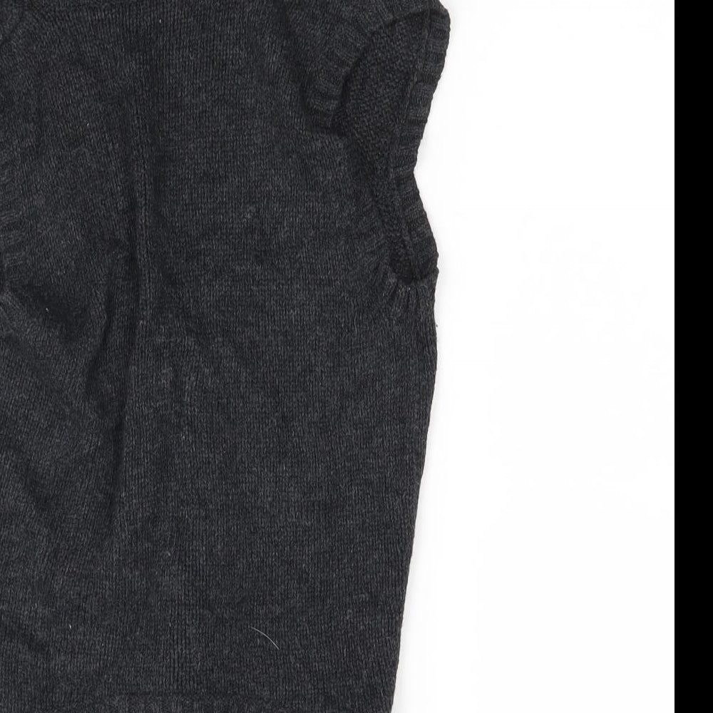 S oliver Womens Grey  Knit Cardigan Jumper Size 8