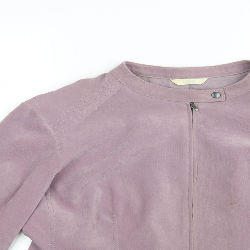 Marks and Spencer Womens Pink   Jacket Coat Size M