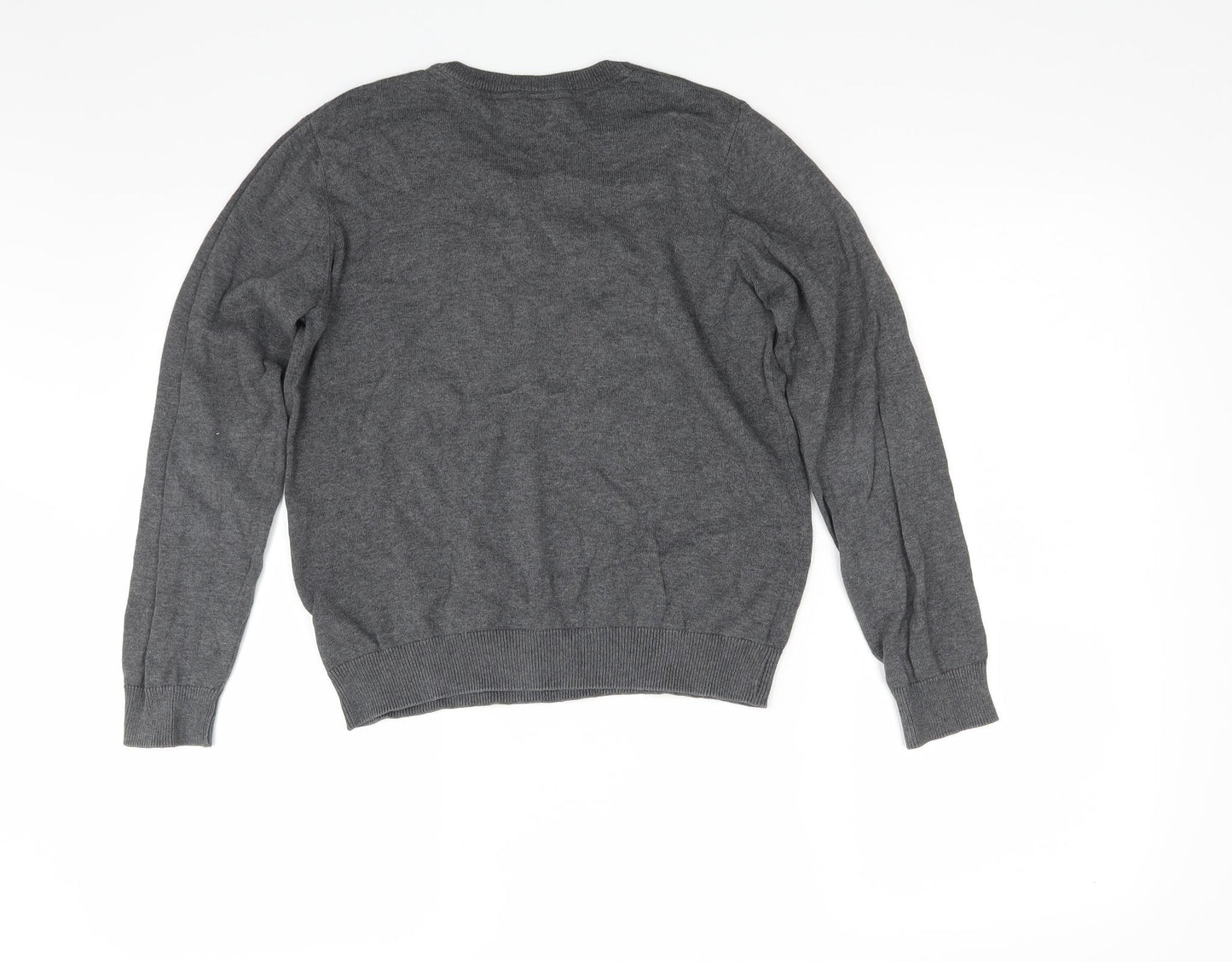 Marks and Spencer Boys Grey  Knit Pullover Jumper Size 11-12 Years