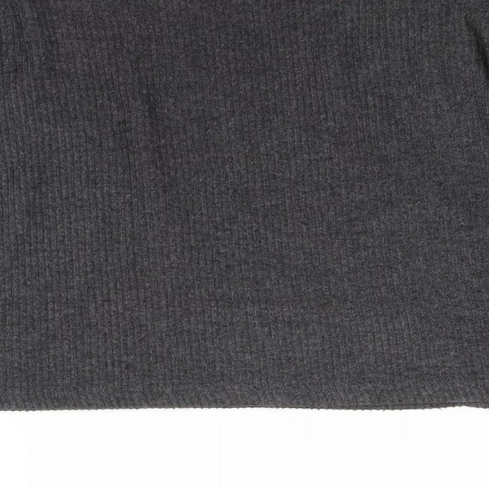 H&M Womens Grey  Knit Pullover Jumper Size M