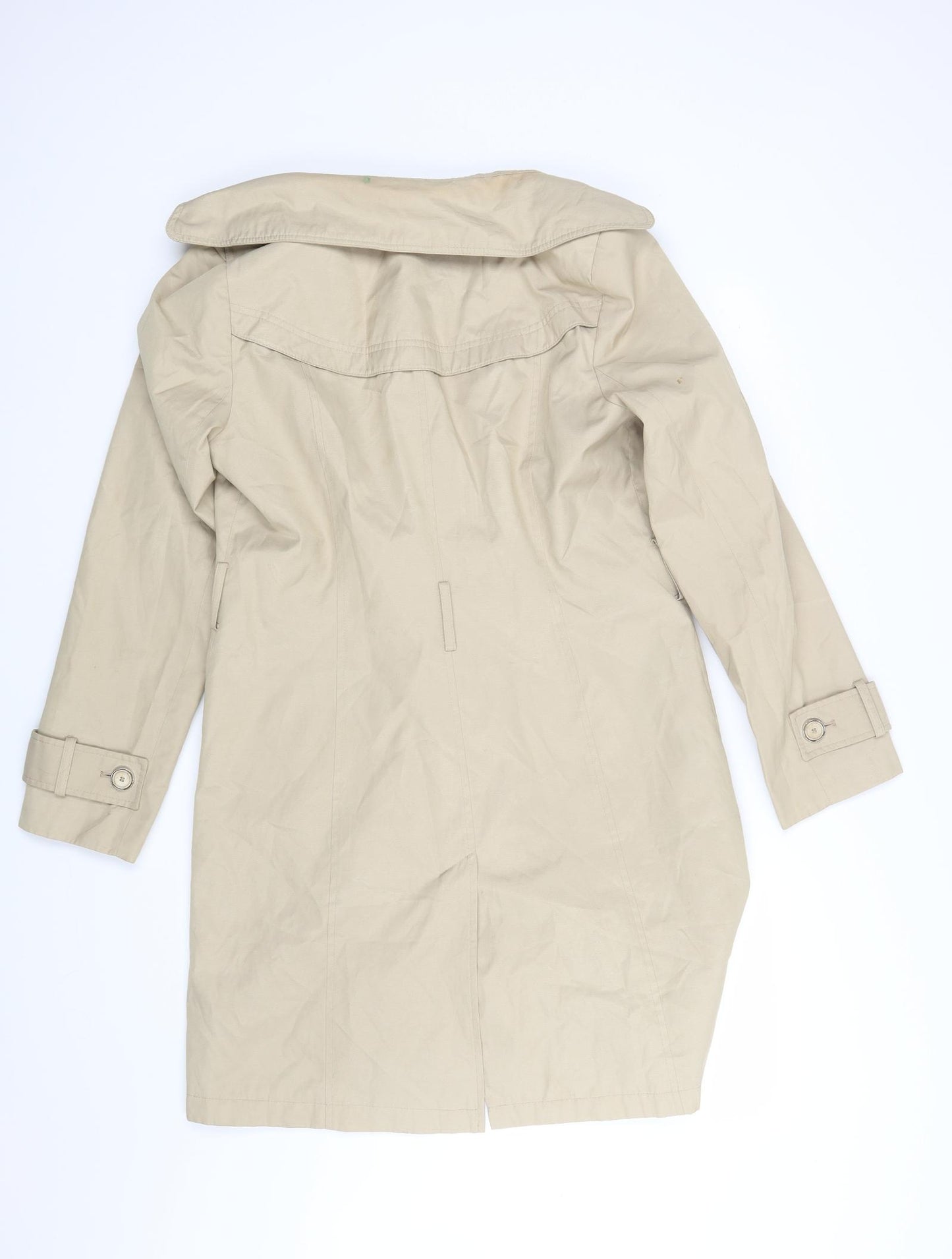 George Womens Beige   Overcoat Blazer Size 14