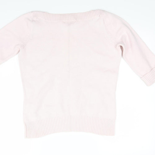 Marks Womens Pink  Knit Pullover Jumper Size 16