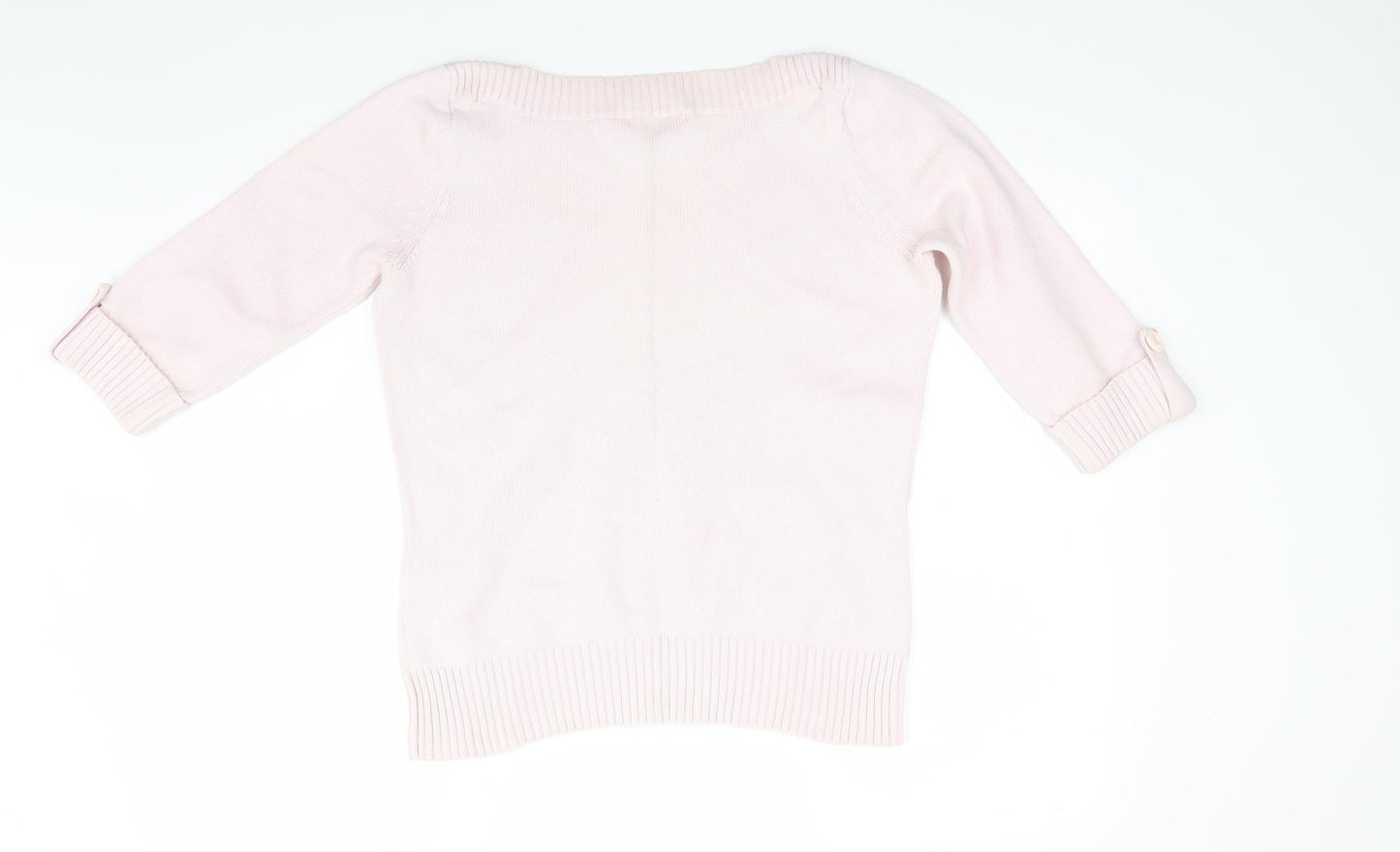 Marks Womens Pink  Knit Pullover Jumper Size 16