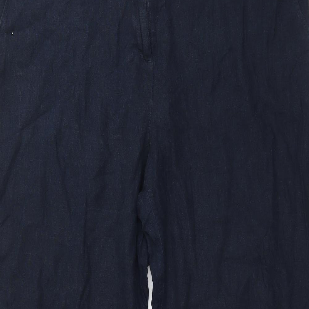 Wallis Womens Blue   Trousers  Size 16 L26 in